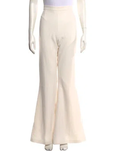 Pre-owned Safiyaa Wide Leg Pants W/ Tags In Neutral
