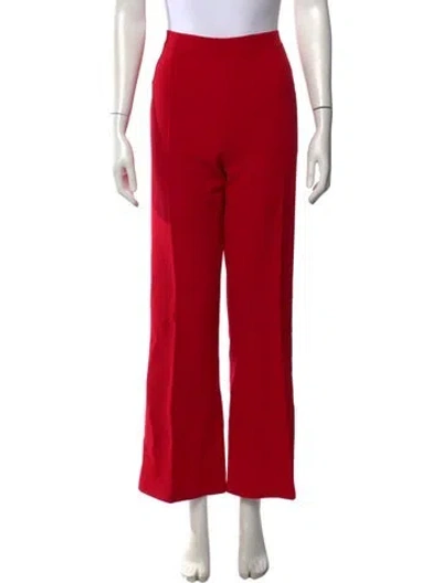 Pre-owned Safiyaa Wide Leg Pants W/ Tags In Red