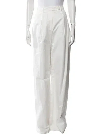 Pre-owned Safiyaa Wide Leg Pants W/ Tags In White