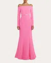 SAFIYAA WOMEN'S RORY OFF-SHOULDER GOWN