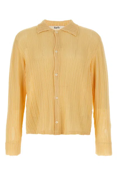 Sã©fr Sã‰fr 'jacques' Shirt In Yellow