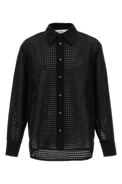 Sã©fr Sã‰fr 'wes' Shirt In Black