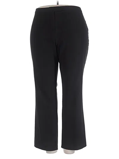 Pre-owned Sag Harbor Active Pants In Black