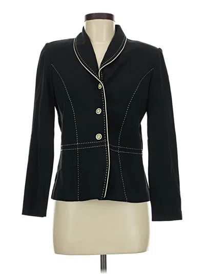 Pre-owned Sag Harbor Blazer Jacket In Black