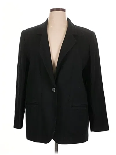 Pre-owned Sag Harbor Blazer Jacket In Black