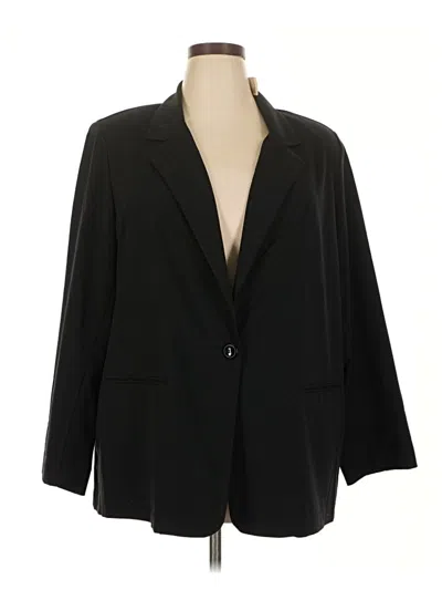 Pre-owned Sag Harbor Blazer Jacket In Black