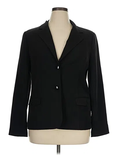 Pre-owned Sag Harbor Blazer Jacket In Black