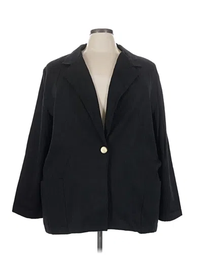 Pre-owned Sag Harbor Blazer Jacket In Black