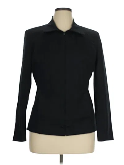 Pre-owned Sag Harbor Blazer Jacket In Black