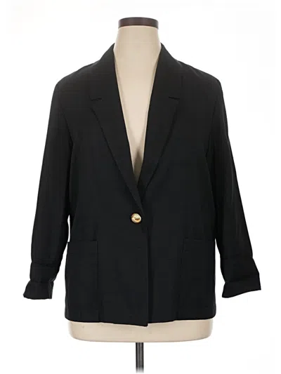 Pre-owned Sag Harbor Blazer Jacket In Black