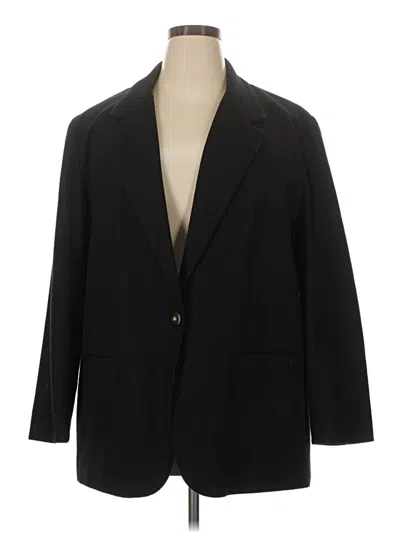 Pre-owned Sag Harbor Blazer Jacket In Black