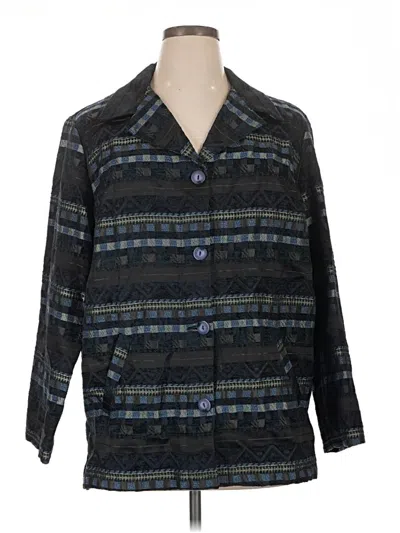 Pre-owned Sag Harbor Blazer Jacket In Black