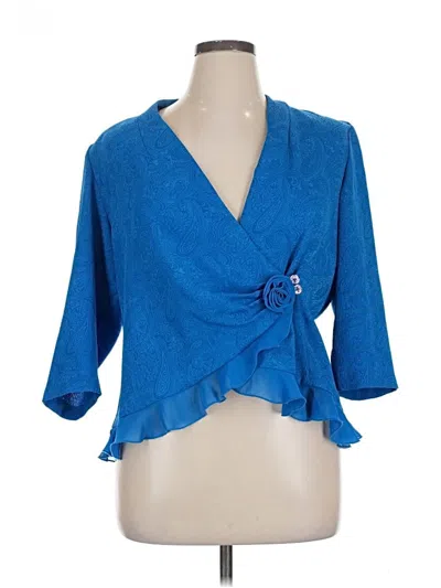 Pre-owned Sag Harbor Blazer Jacket In Blue