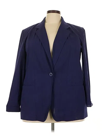 Pre-owned Sag Harbor Blazer Jacket In Blue