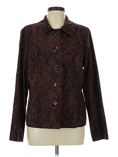 Pre-owned Sag Harbor Blazer Jacket In Brown