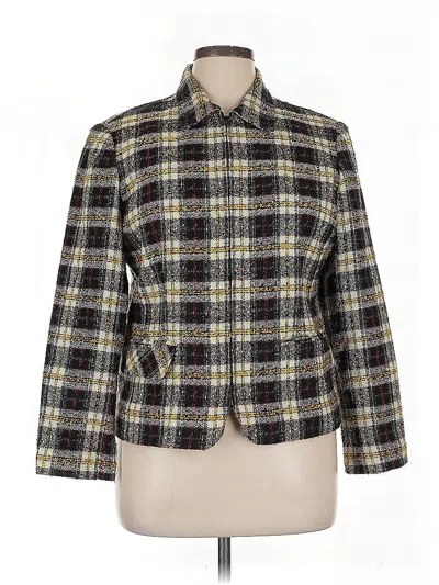 Pre-owned Sag Harbor Blazer Jacket In Gold