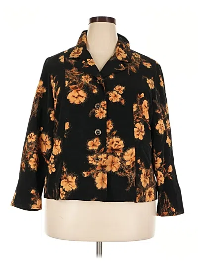 Pre-owned Sag Harbor Blazer Jacket In Gold
