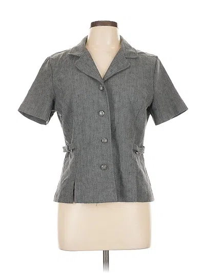 Pre-owned Sag Harbor Blazer Jacket In Gray