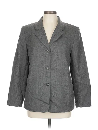 Pre-owned Sag Harbor Blazer Jacket In Gray