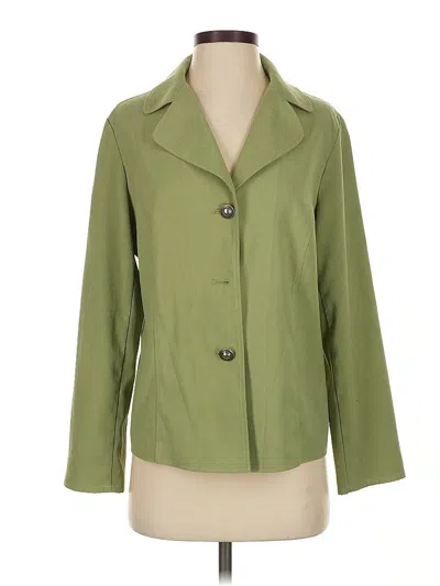 Pre-owned Sag Harbor Blazer Jacket In Green