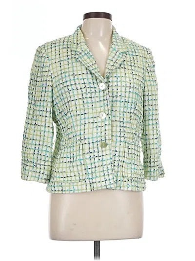 Pre-owned Sag Harbor Blazer Jacket In Green