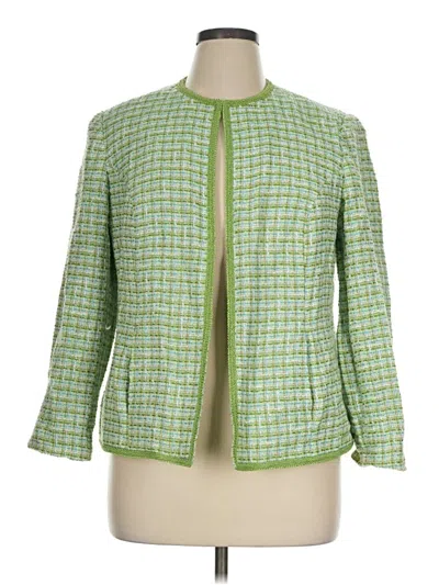 Pre-owned Sag Harbor Blazer Jacket In Green