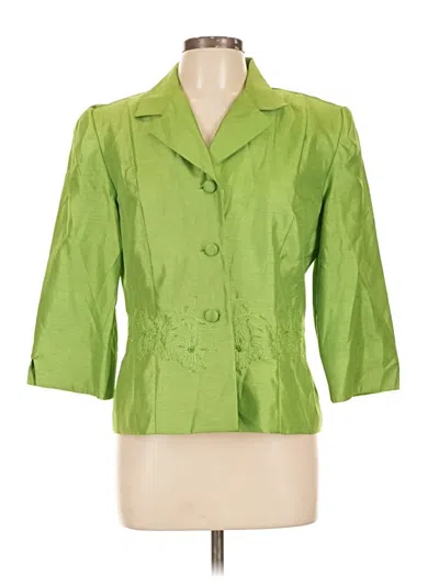 Pre-owned Sag Harbor Blazer Jacket In Green