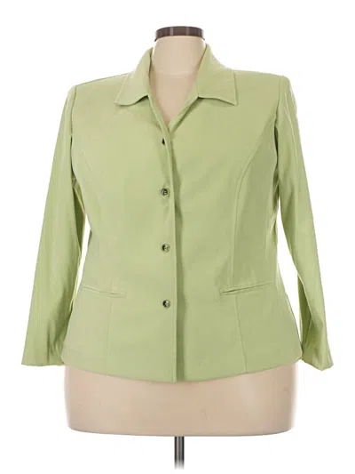Pre-owned Sag Harbor Blazer Jacket In Green