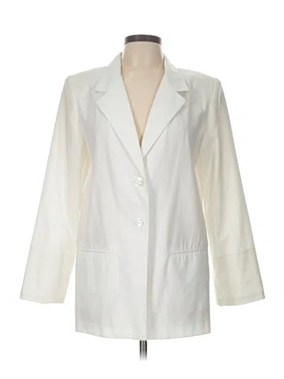 Pre-owned Sag Harbor Blazer Jacket In Ivory