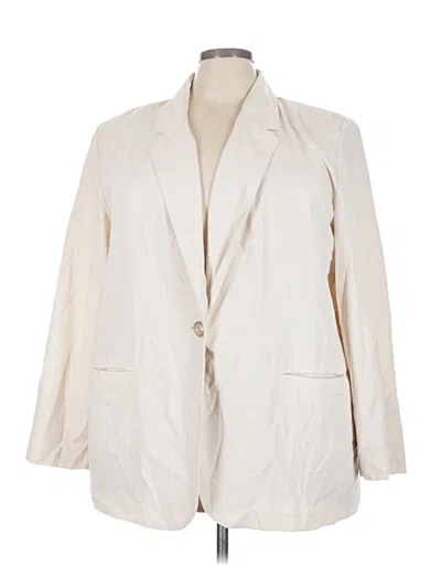 Pre-owned Sag Harbor Blazer Jacket In Ivory