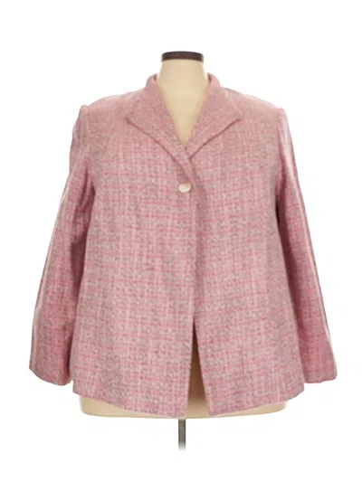 Pre-owned Sag Harbor Blazer Jacket In Pink
