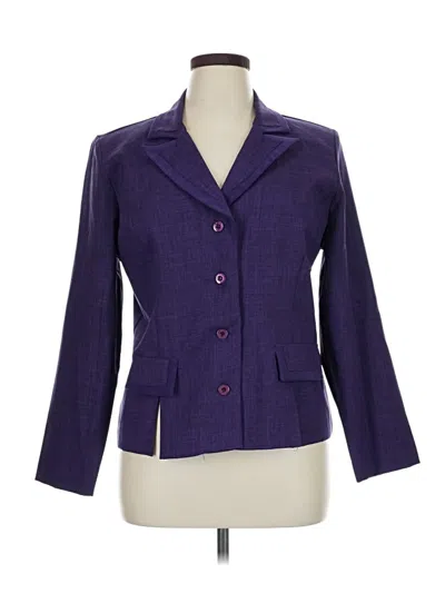 Pre-owned Sag Harbor Blazer Jacket In Purple