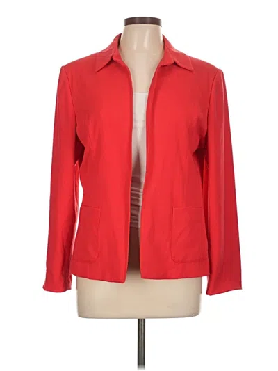 Pre-owned Sag Harbor Blazer Jacket In Red