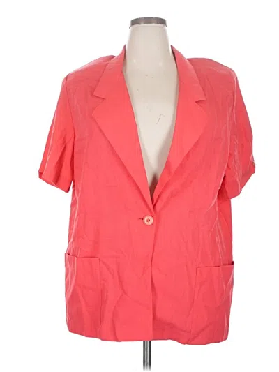 Pre-owned Sag Harbor Blazer Jacket In Red