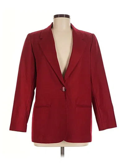 Pre-owned Sag Harbor Blazer Jacket In Red