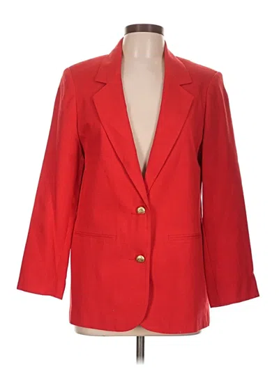 Pre-owned Sag Harbor Blazer Jacket In Red