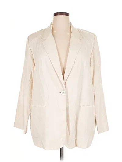 Pre-owned Sag Harbor Blazer Jacket In White