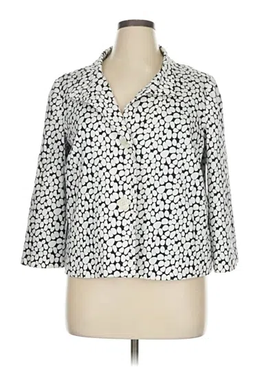 Pre-owned Sag Harbor Blazer Jacket In White