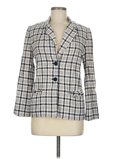 Pre-owned Sag Harbor Blazer Jacket In White