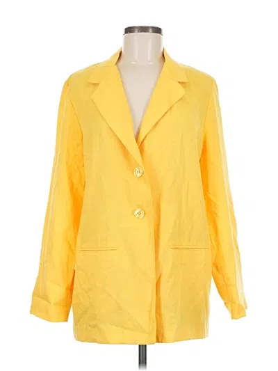 Pre-owned Sag Harbor Blazer Jacket In Yellow