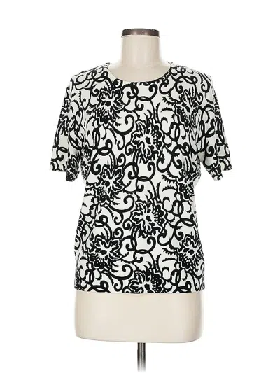 Pre-owned Sag Harbor Cardigan Sweater In Black