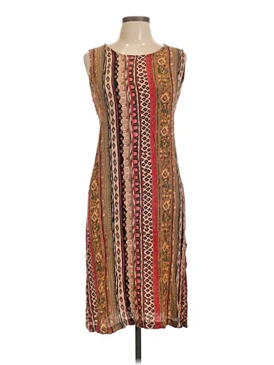 Pre-owned Sag Harbor Casual Dress In Brown