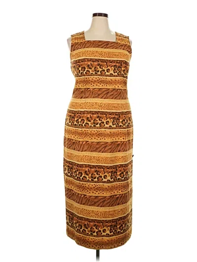 Pre-owned Sag Harbor Casual Dress In Brown