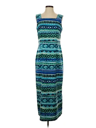 Pre-owned Sag Harbor Casual Dress In Teal
