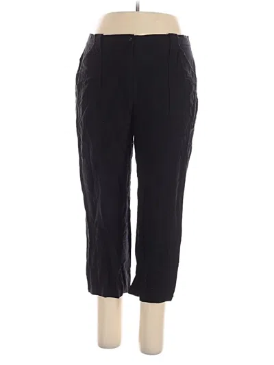 Pre-owned Sag Harbor Casual Pants In Black