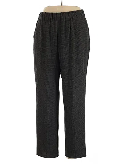 Pre-owned Sag Harbor Casual Pants In Black