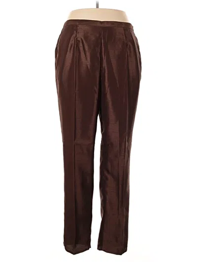 Pre-owned Sag Harbor Casual Pants In Brown