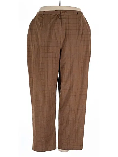 Pre-owned Sag Harbor Casual Pants In Brown