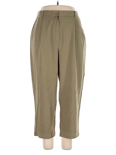 Pre-owned Sag Harbor Casual Pants In Green