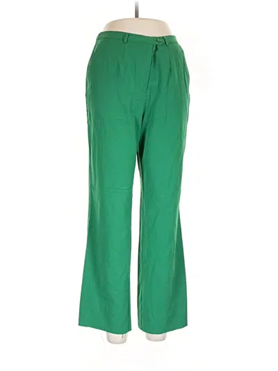 Pre-owned Sag Harbor Casual Pants In Green